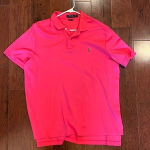 POLO Ralph Lauren Men’s polo, pink size XL
